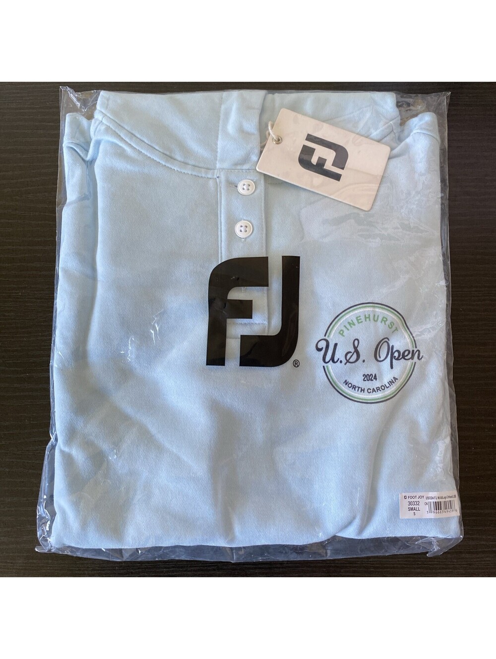FootJoy US Open 2024 Crop Hoodie Pullover Womens Small Blue